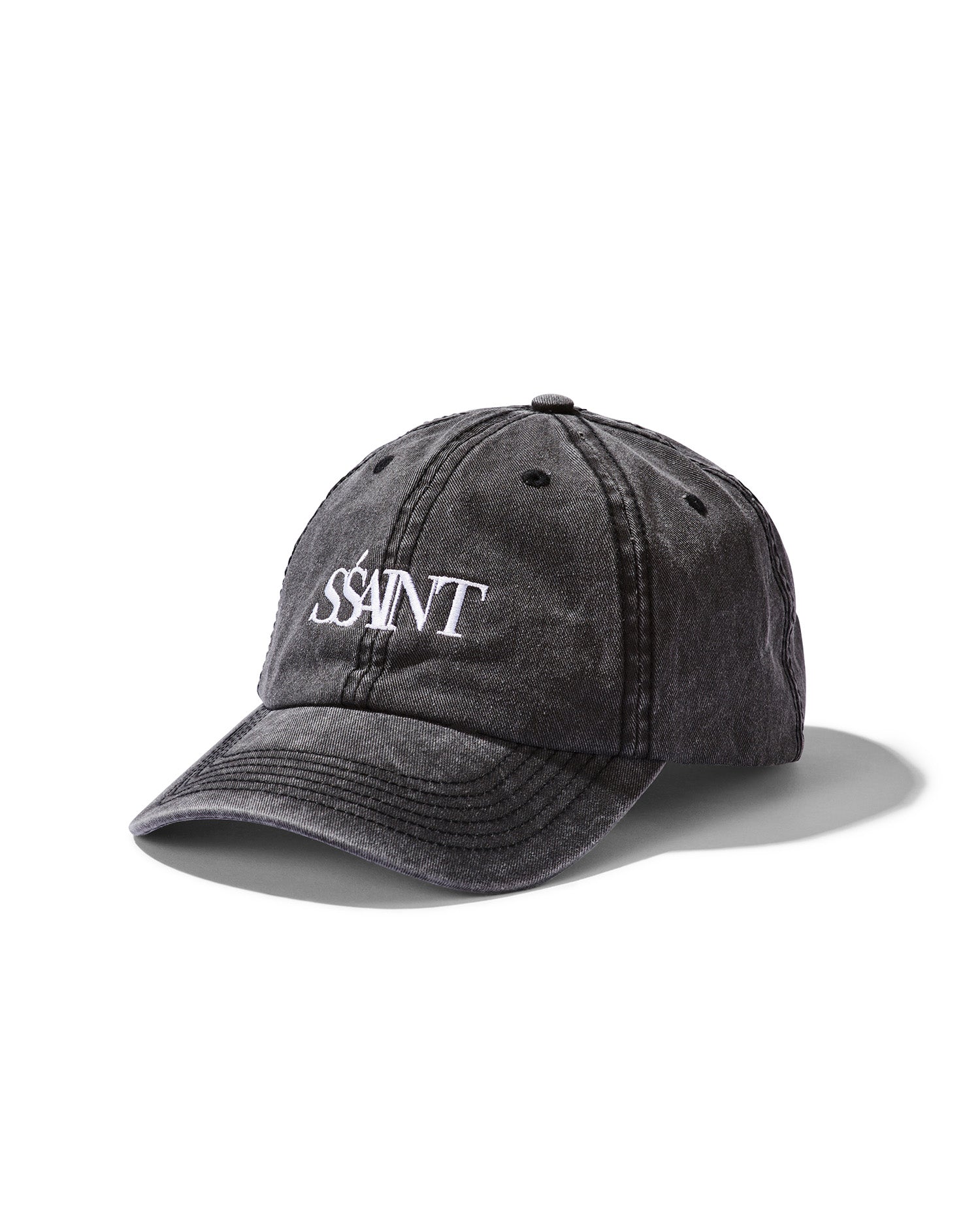 SŚAINT CAP - BLACK ACID WASH