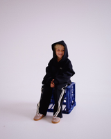 KIDS LOGO HOODIE - BLACK & BUTTER