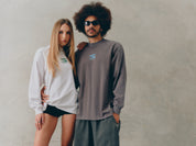 REBEL LONG SLEEVE - WHITE & GREEN