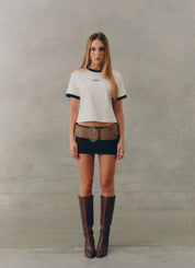 SŚAINT LOGO BABY TEE - CREAM