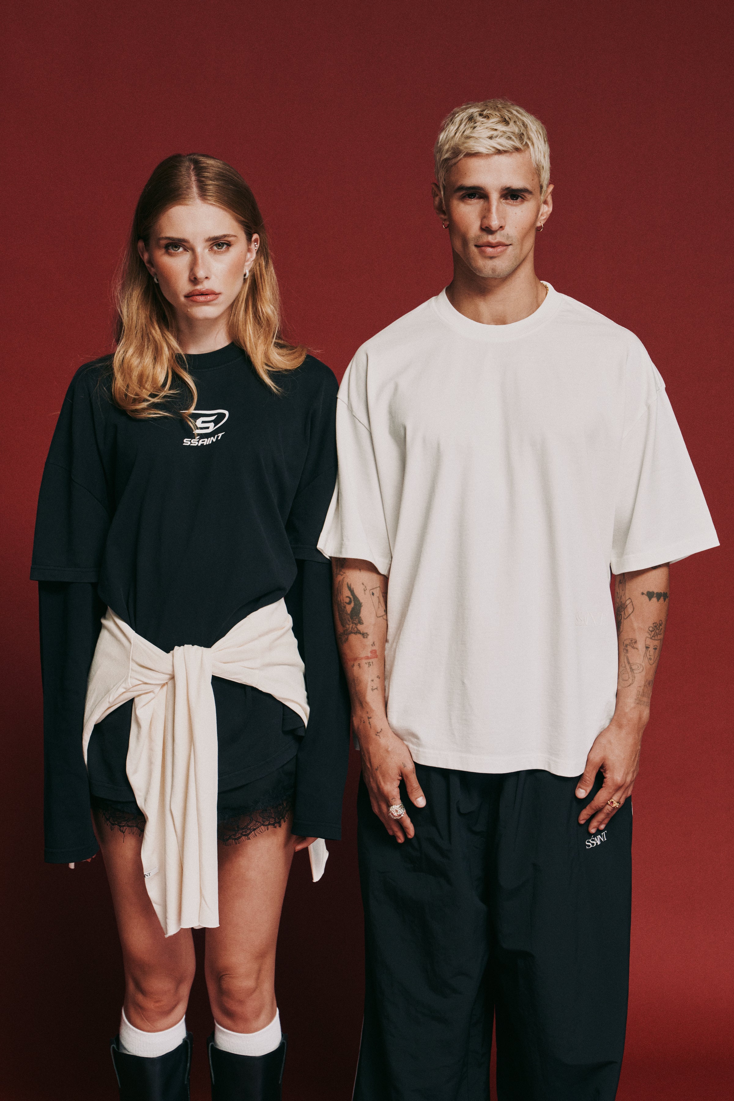 THE LEGACY TEE - WASHED WHITE // TONAL LOGO