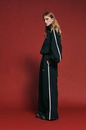 FIGHT NIGHT WINDBREAKER PANT - BLACK