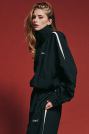 FIGHT NIGHT ZIP WINDBREAKER  - BLACK