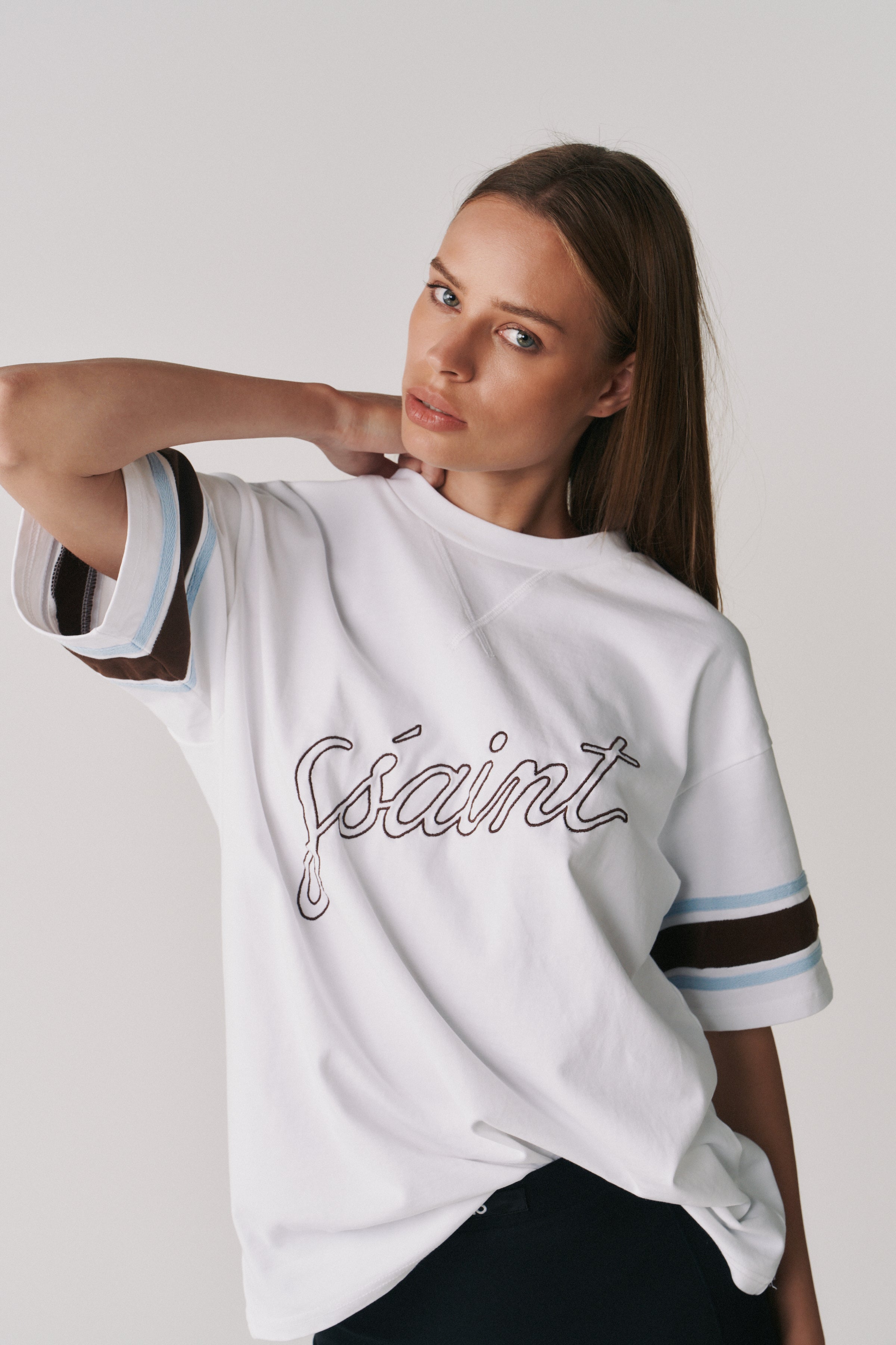BORROWED OVERSIZED TEE - WHITE