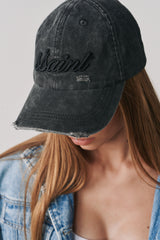SCRIPT LOGO CAP - BLACK