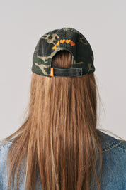 CAMO DAD CAP - ORANGE