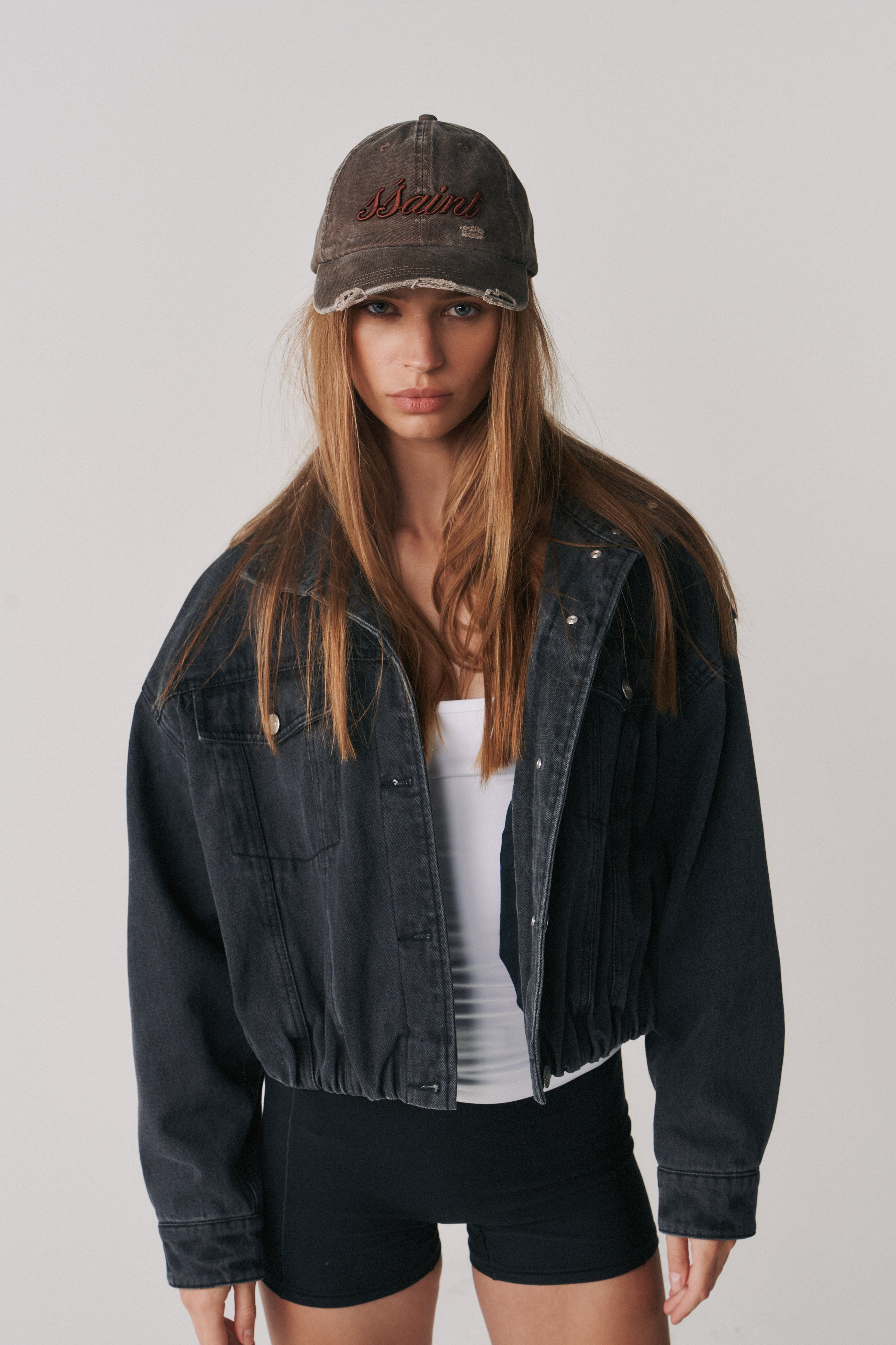 SCRIPT LOGO CAP - ESPRESSO