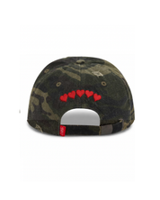 SŚAINT CAMO DAD CAP - CHERRY