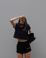SŚAINT SPORT TRACK SHORTS - BLACK