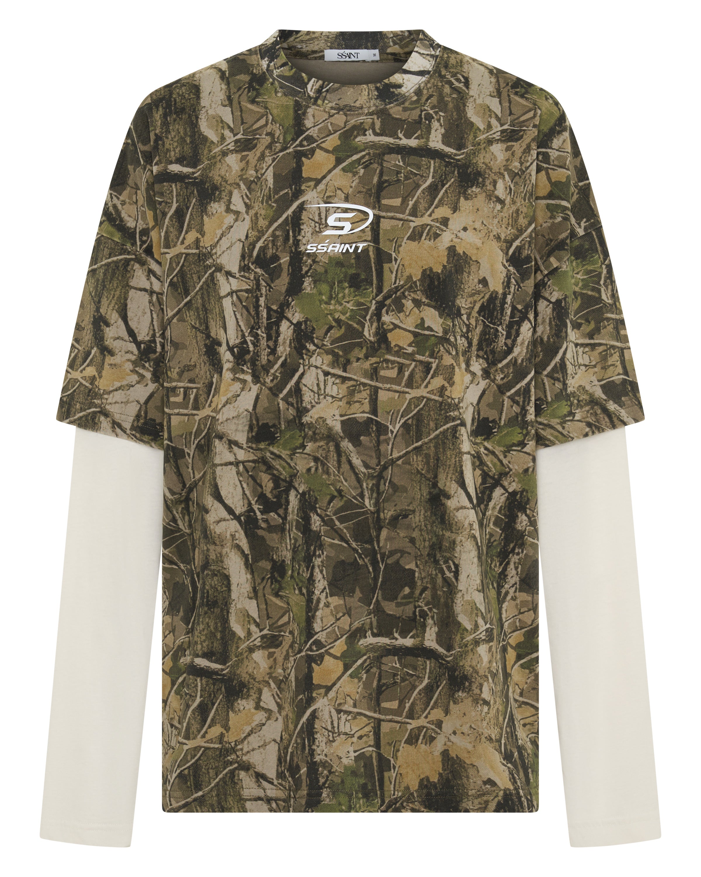 ROUND ONE LAYERED TEE - VINTAGE CAMO