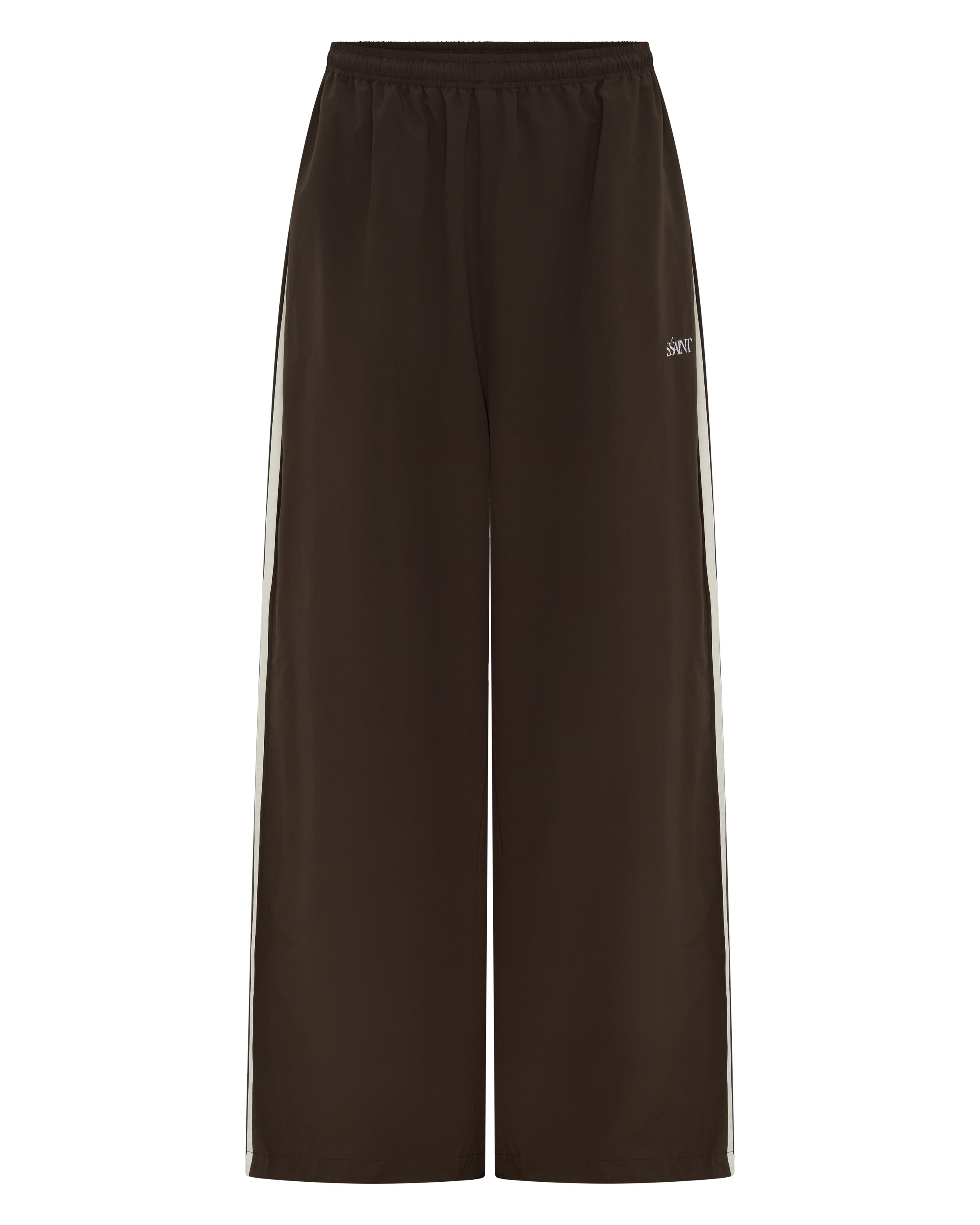 FIGHT NIGHT WINDBREAKER PANT - BROWN & CREAM