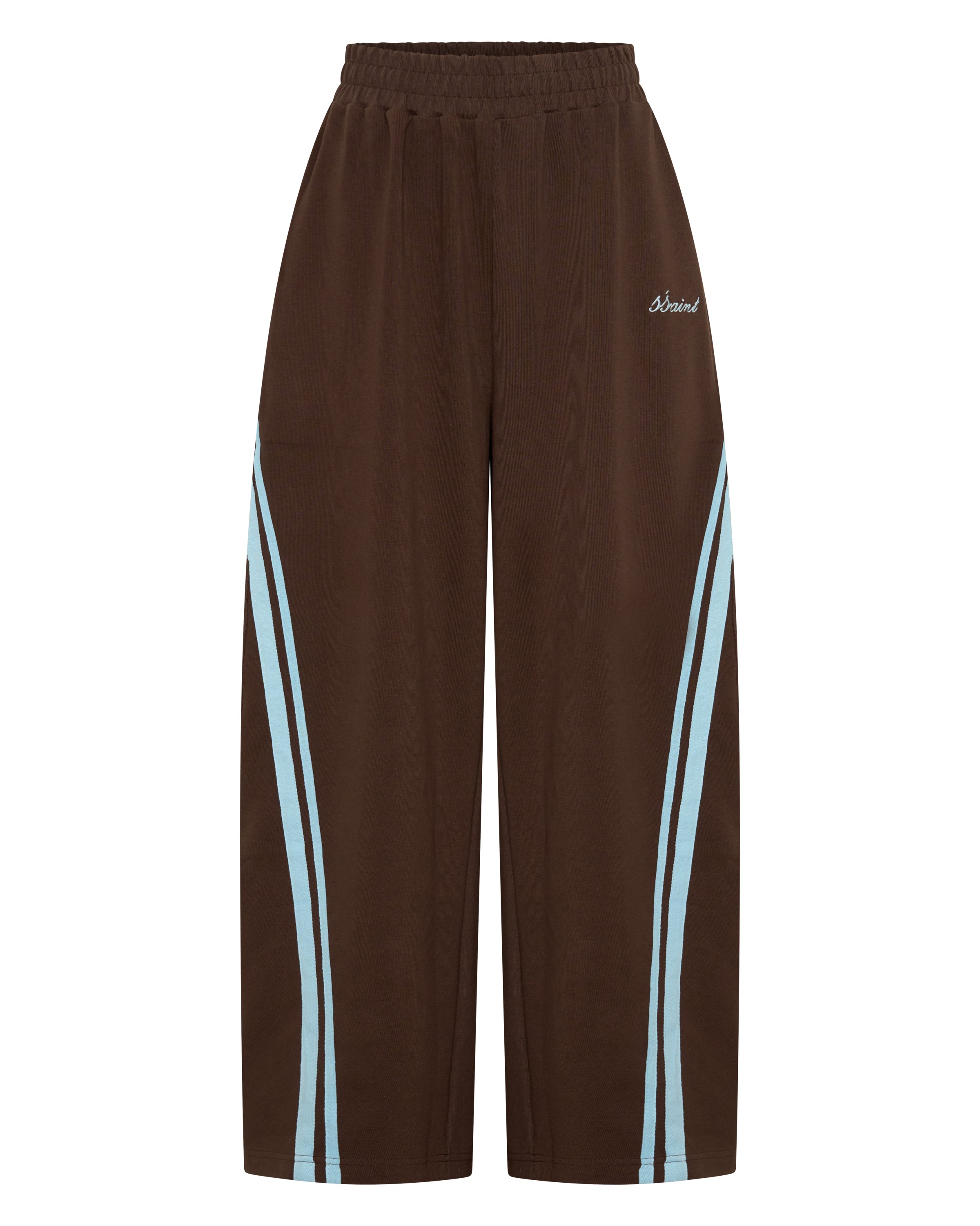 SŚAINT BARREL PANT - BROWN & BLUE