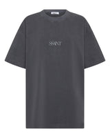 NO VACANCY TEE - CHARCOAL ACID WASH