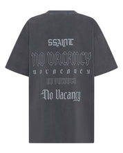 NO VACANCY TEE - CHARCOAL ACID WASH