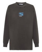 REBEL LONG SLEEVE - GREY & BLUE