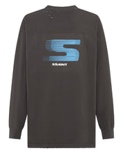 REBEL LONG SLEEVE - GREY & BLUE