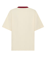 REFLECTIVE V NECK TEE - BUTTER