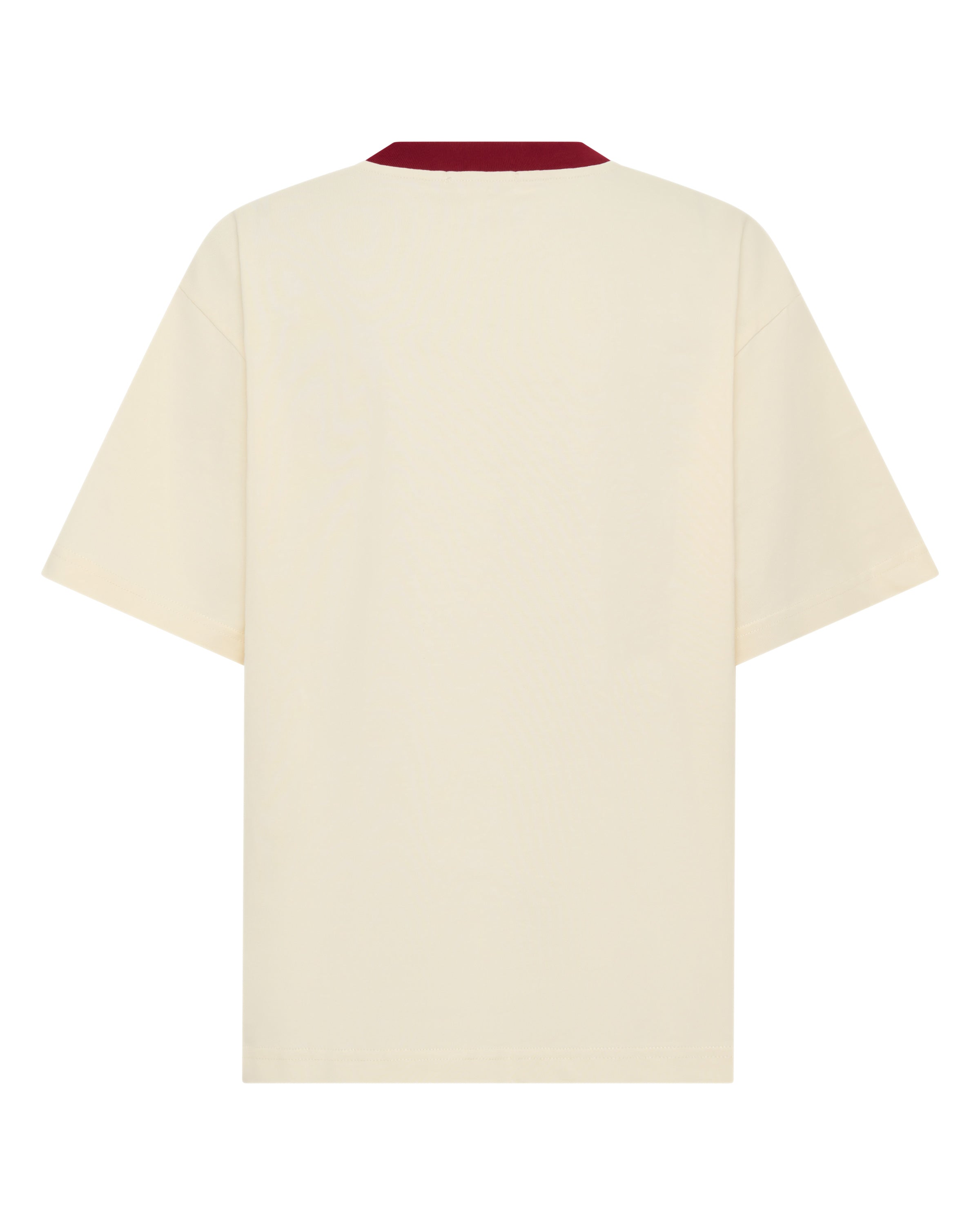 REFLECTIVE V NECK TEE - BUTTER