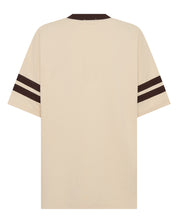 22 MOTION TEE - CREAM & ESPRESSO
