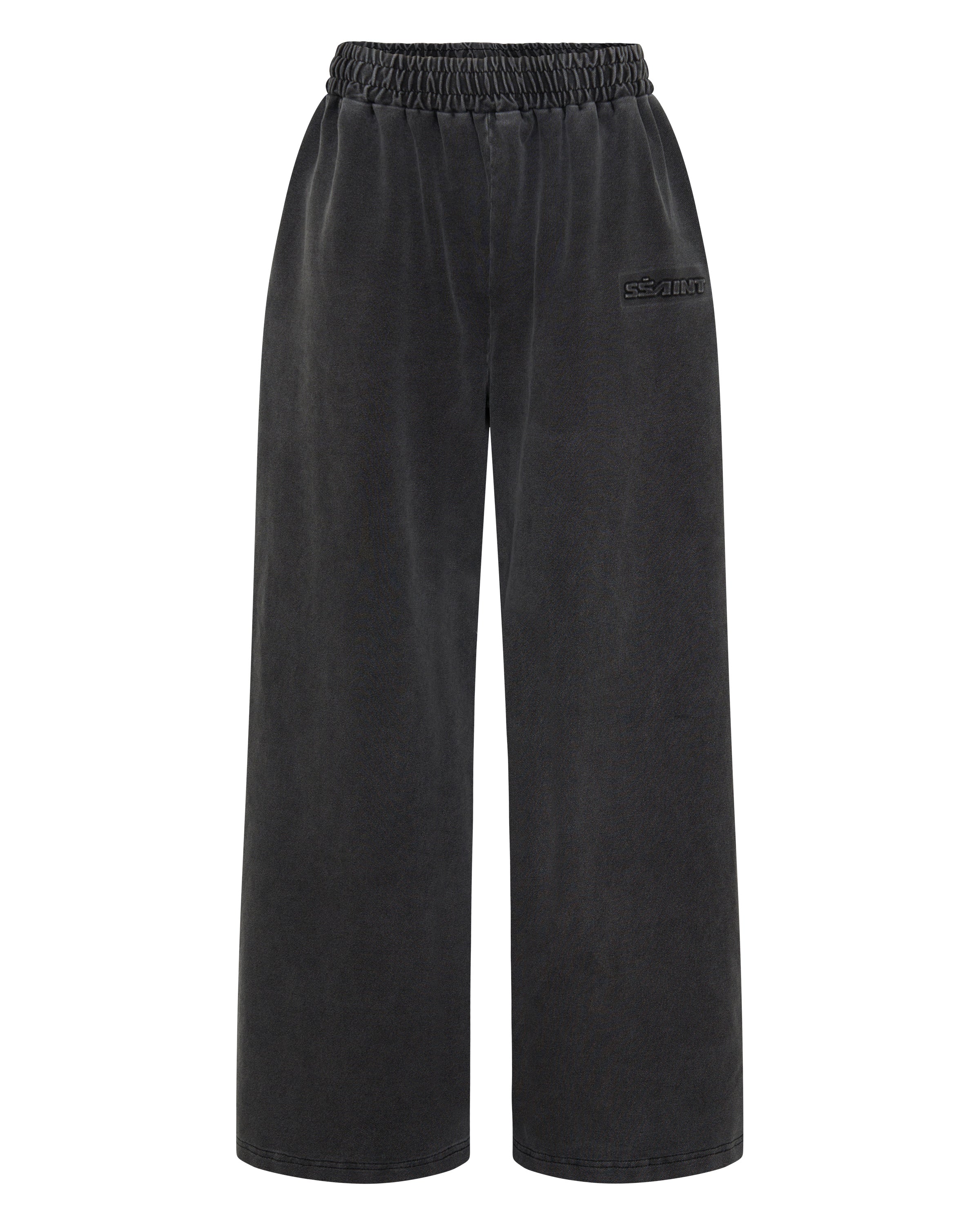 SŚAINT ACID WASH TRACKPANT - CHARCOAL