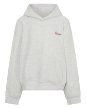 KIDS LOGO HOODIE - GREY & RED