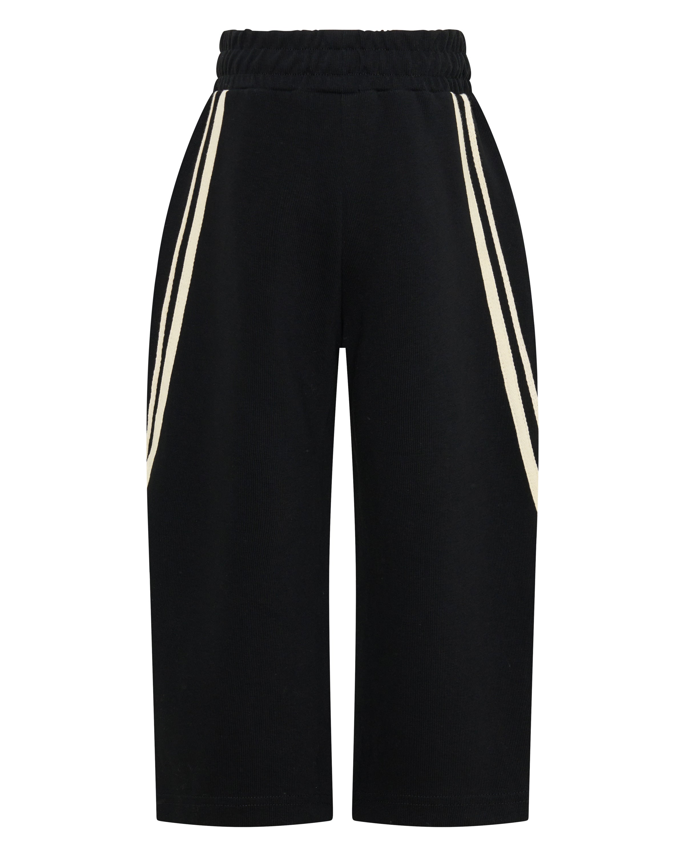 KIDS BARREL PANTS - BLACK & BUTTER