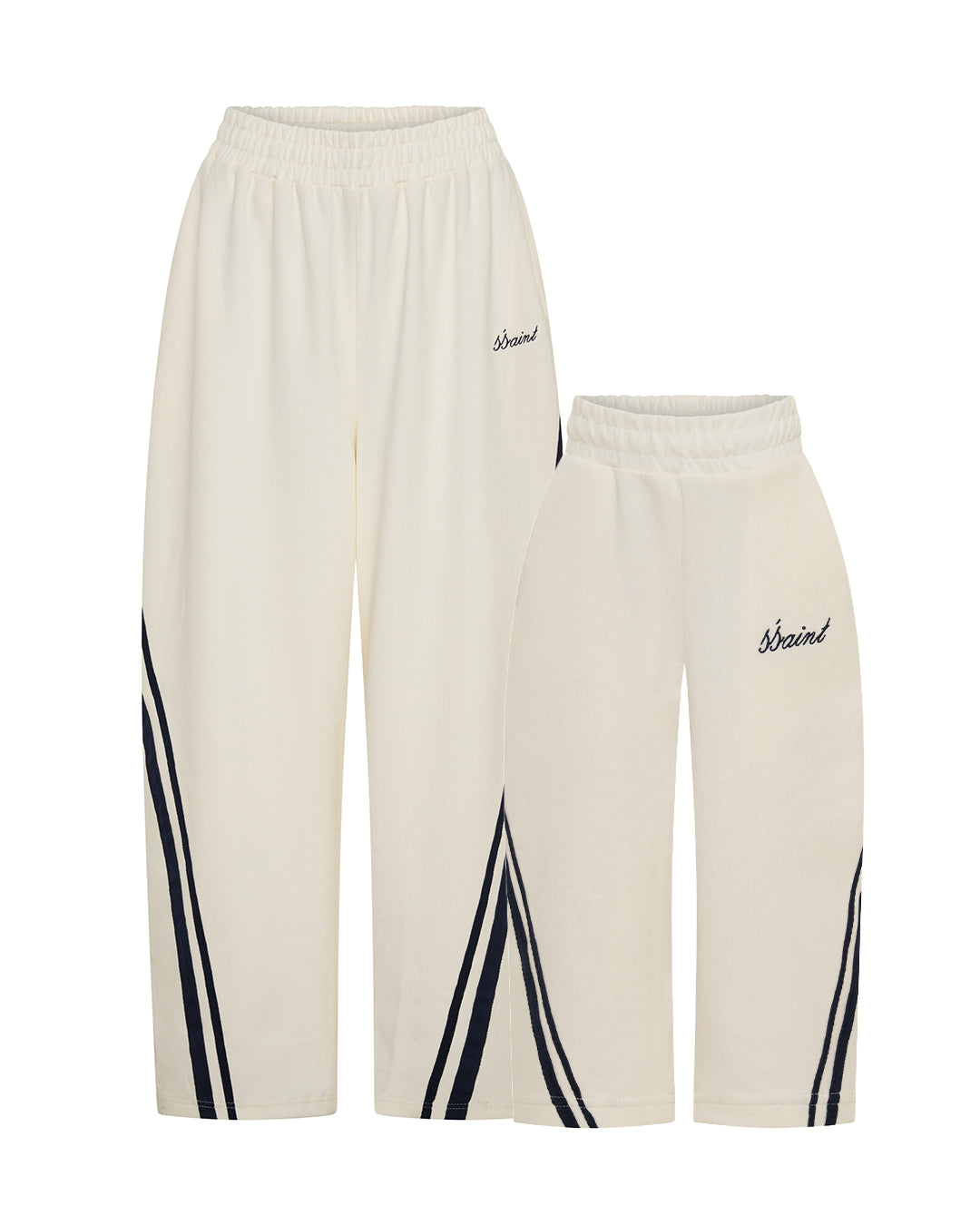 BARREL PANT - BUTTER & NAVY - MATCH YOUR MINI BUNDLE