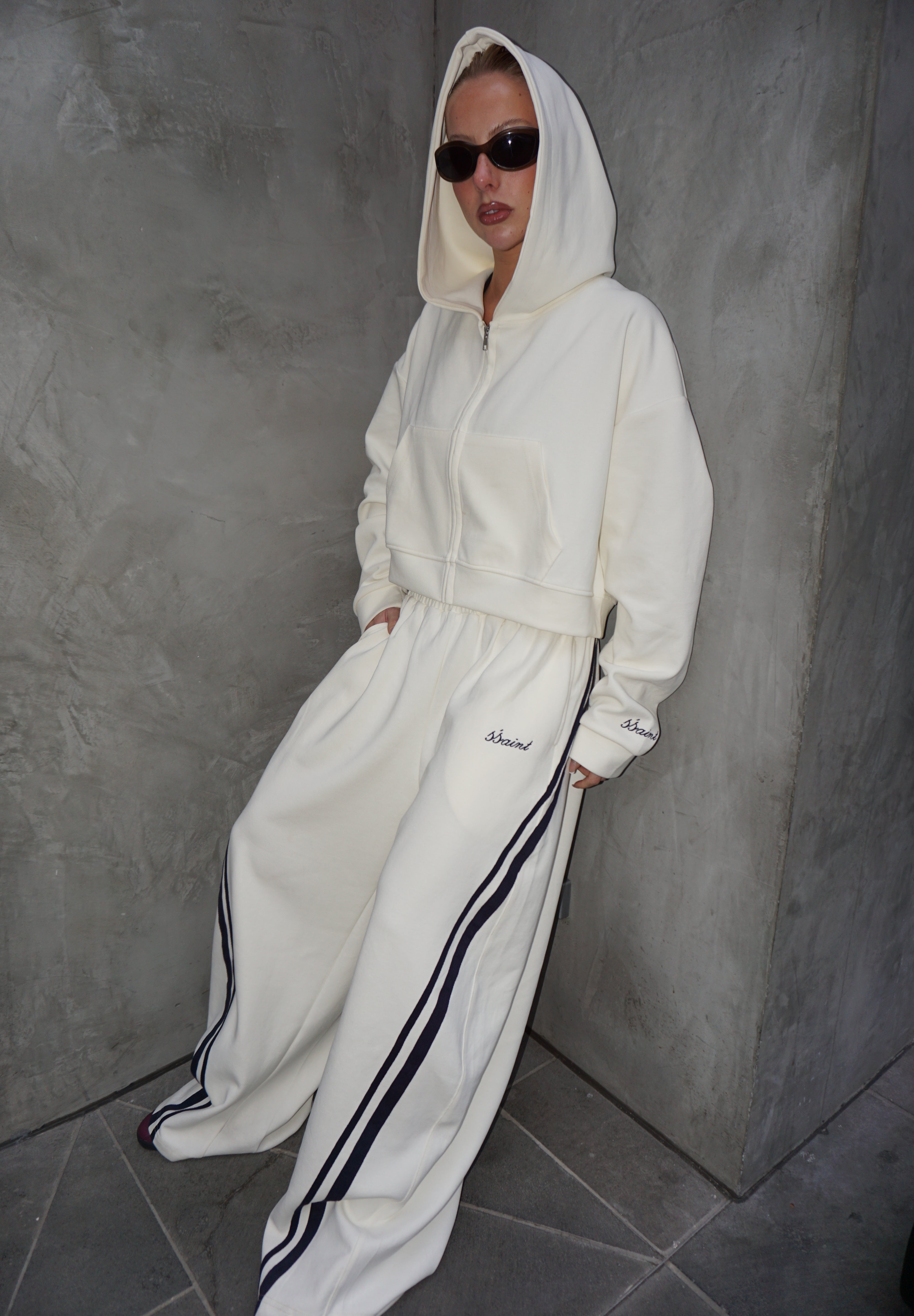SŚAINT BARREL PANT - BUTTER & NAVY