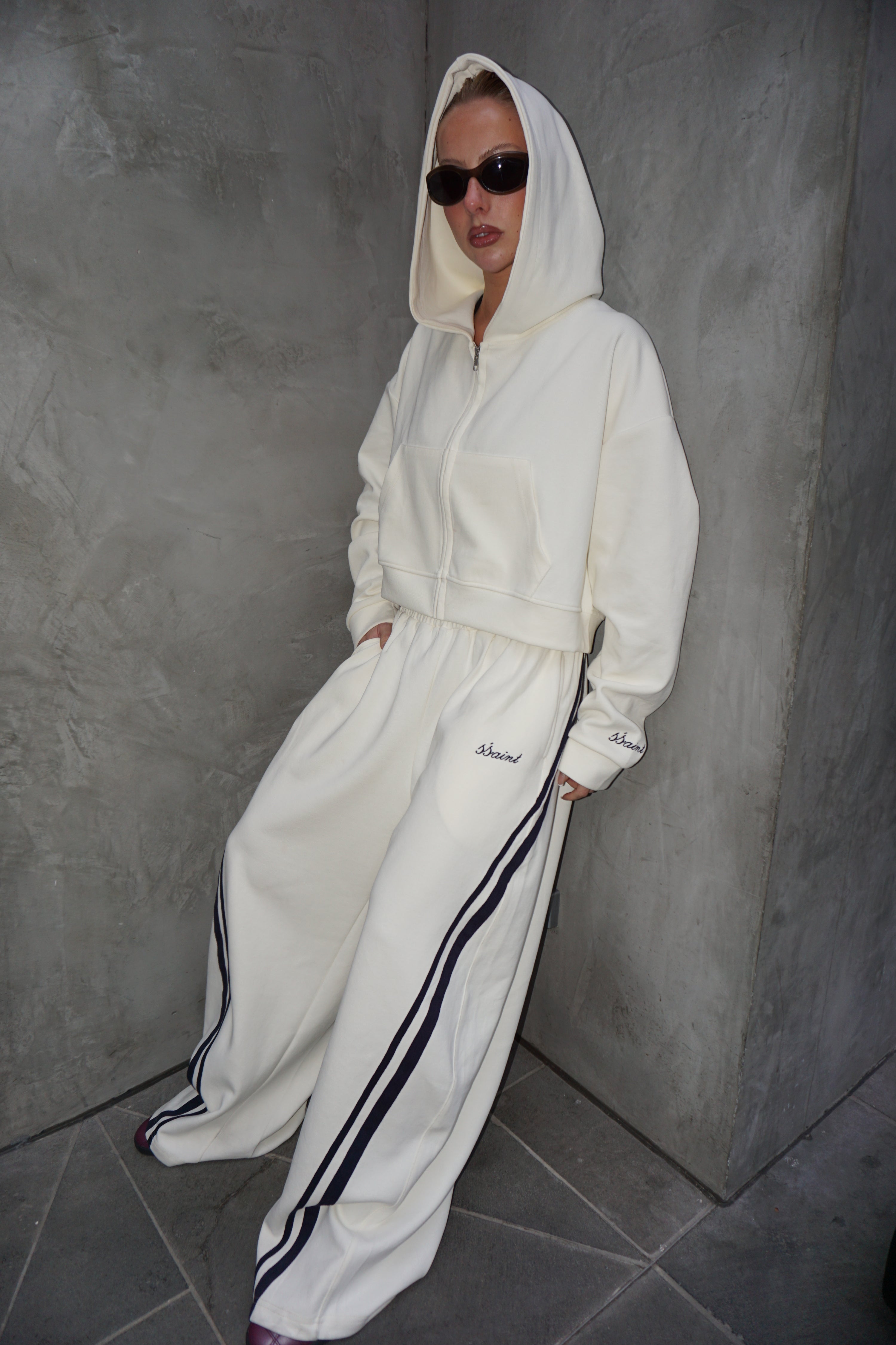 SŚAINT BARREL PANT - BUTTER & NAVY