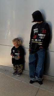 SIGNATURE MOTO TEE - BLACK - MATCH YOUR MINI BUNDLE