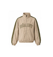 THE GROUNDS TRACK JACKET - TAN & KHAKI