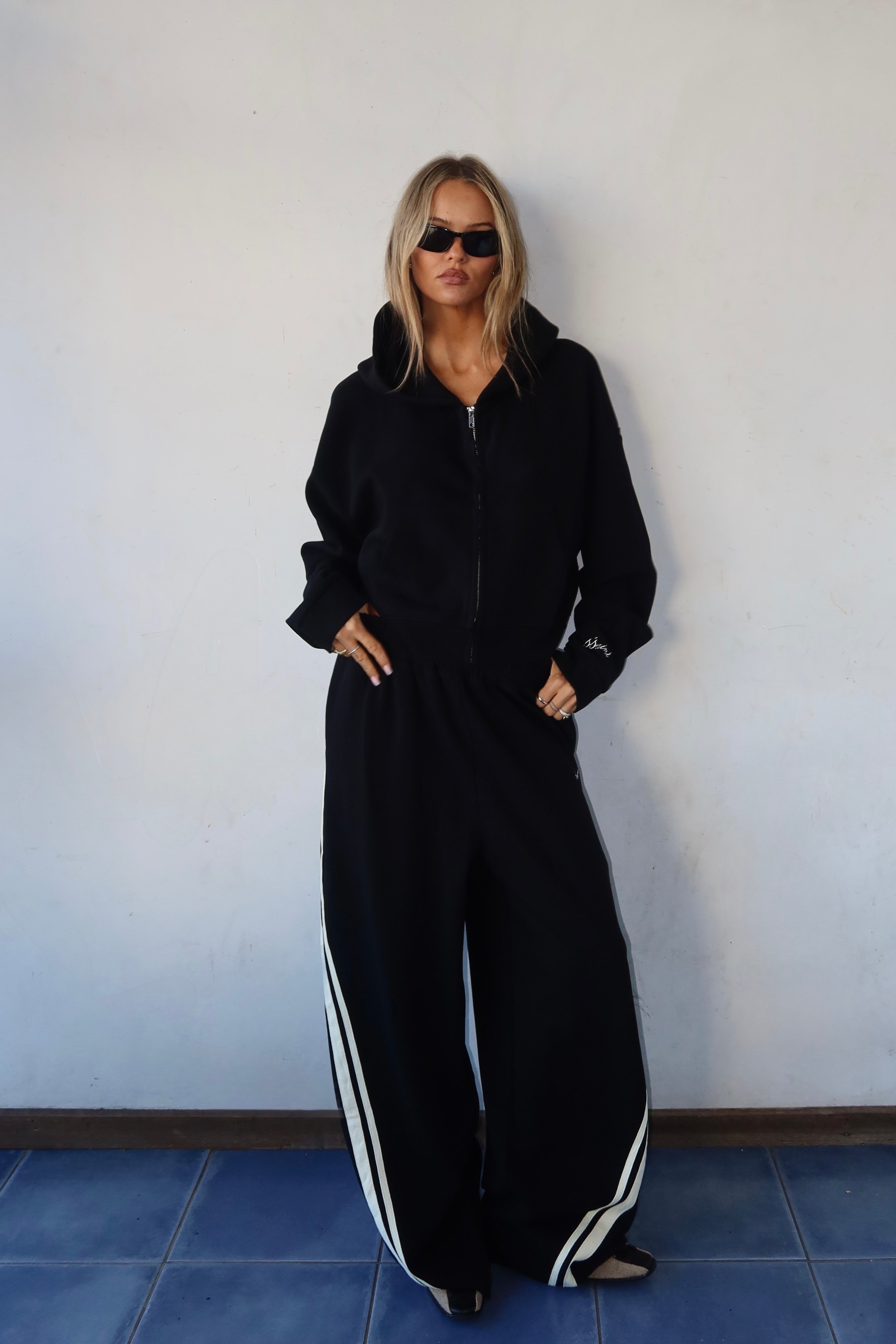 SŚAINT BARREL PANT - BLACK & BUTTER