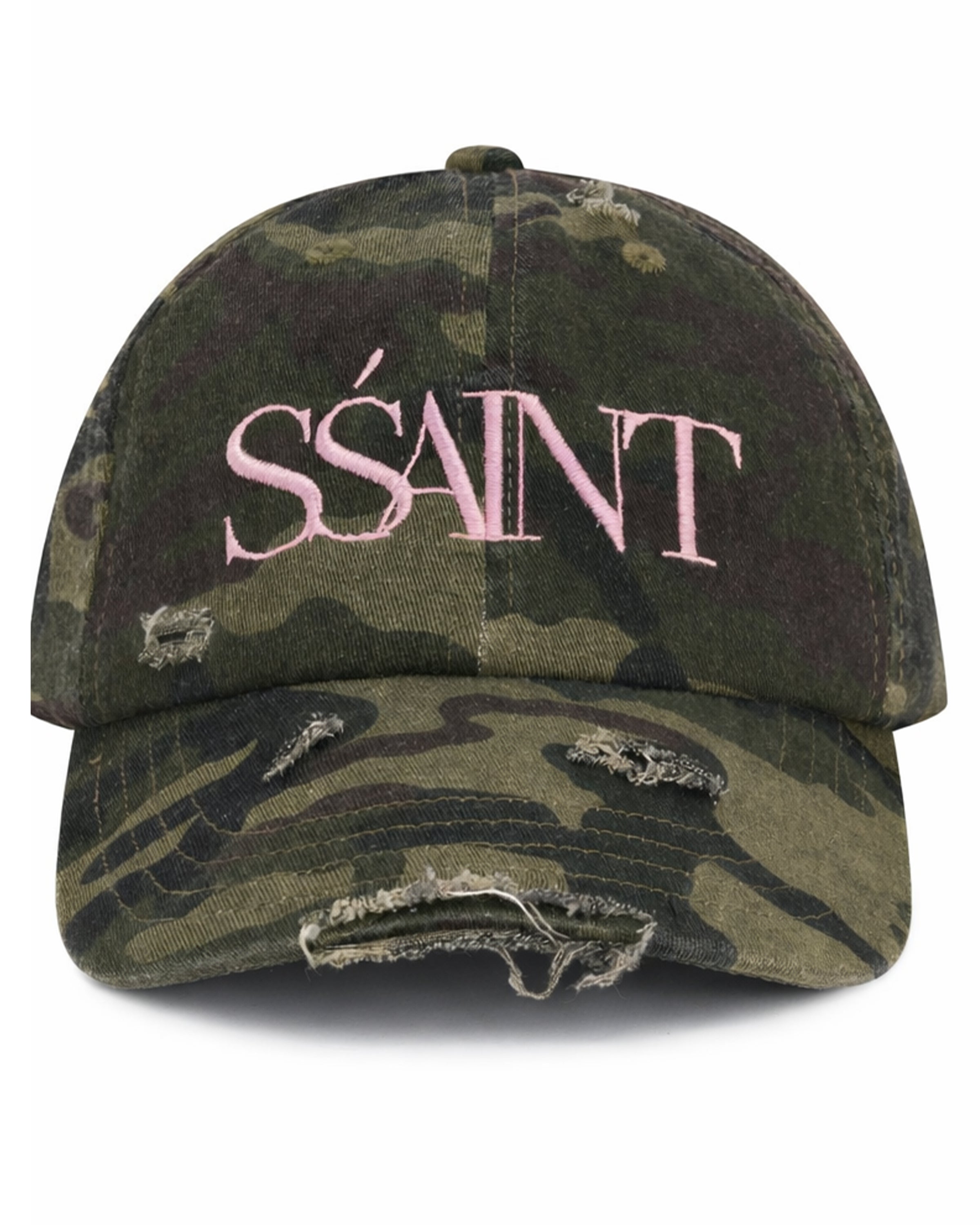 SŚAINT PINK CAMO CAP