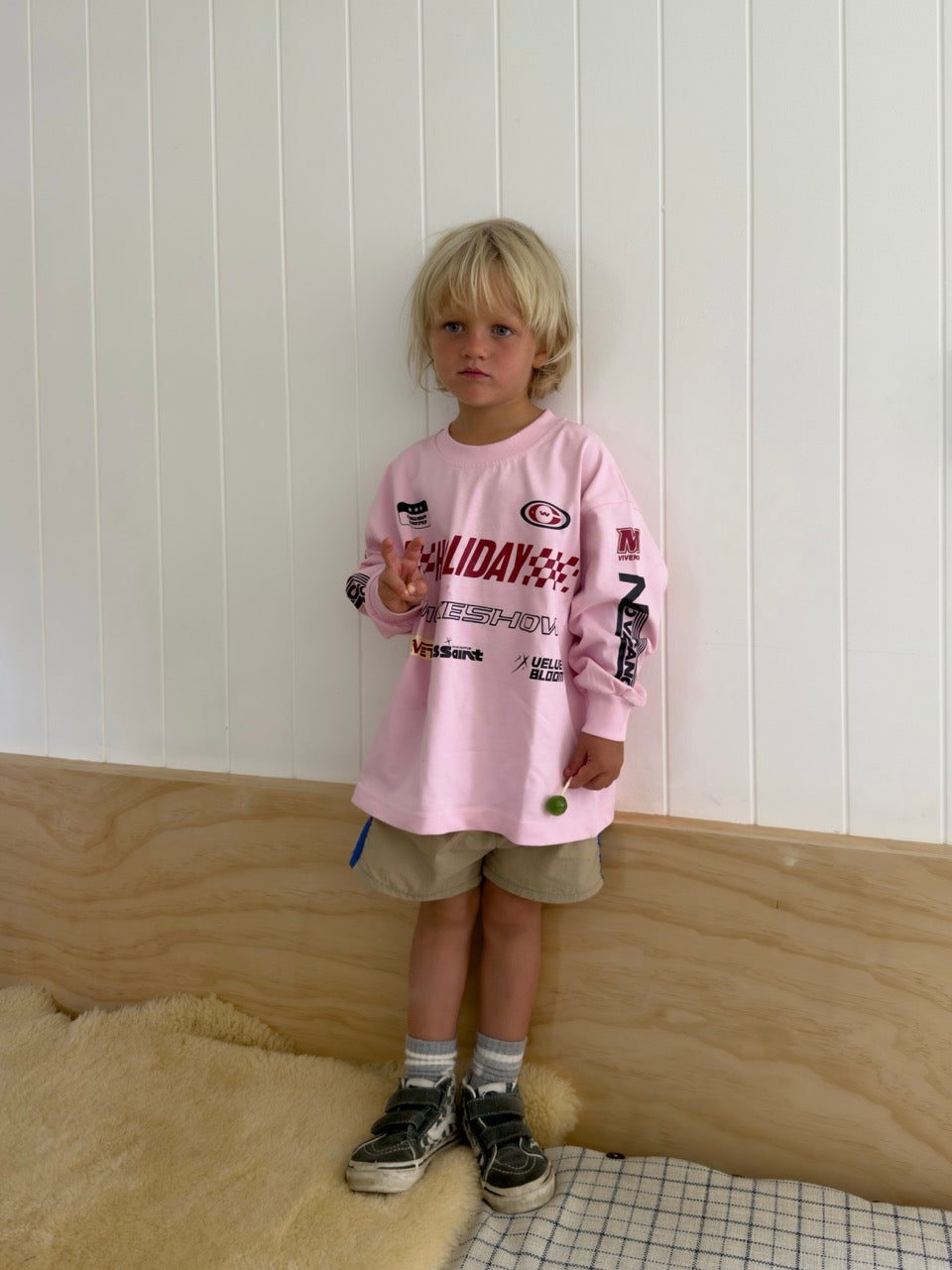 N*E様 g'morning Handwritten Long Sleeve T LONG SLEEVE TEES – SŚAINT AU