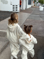KIDS BARREL PANTS - BUTTER & NAVY