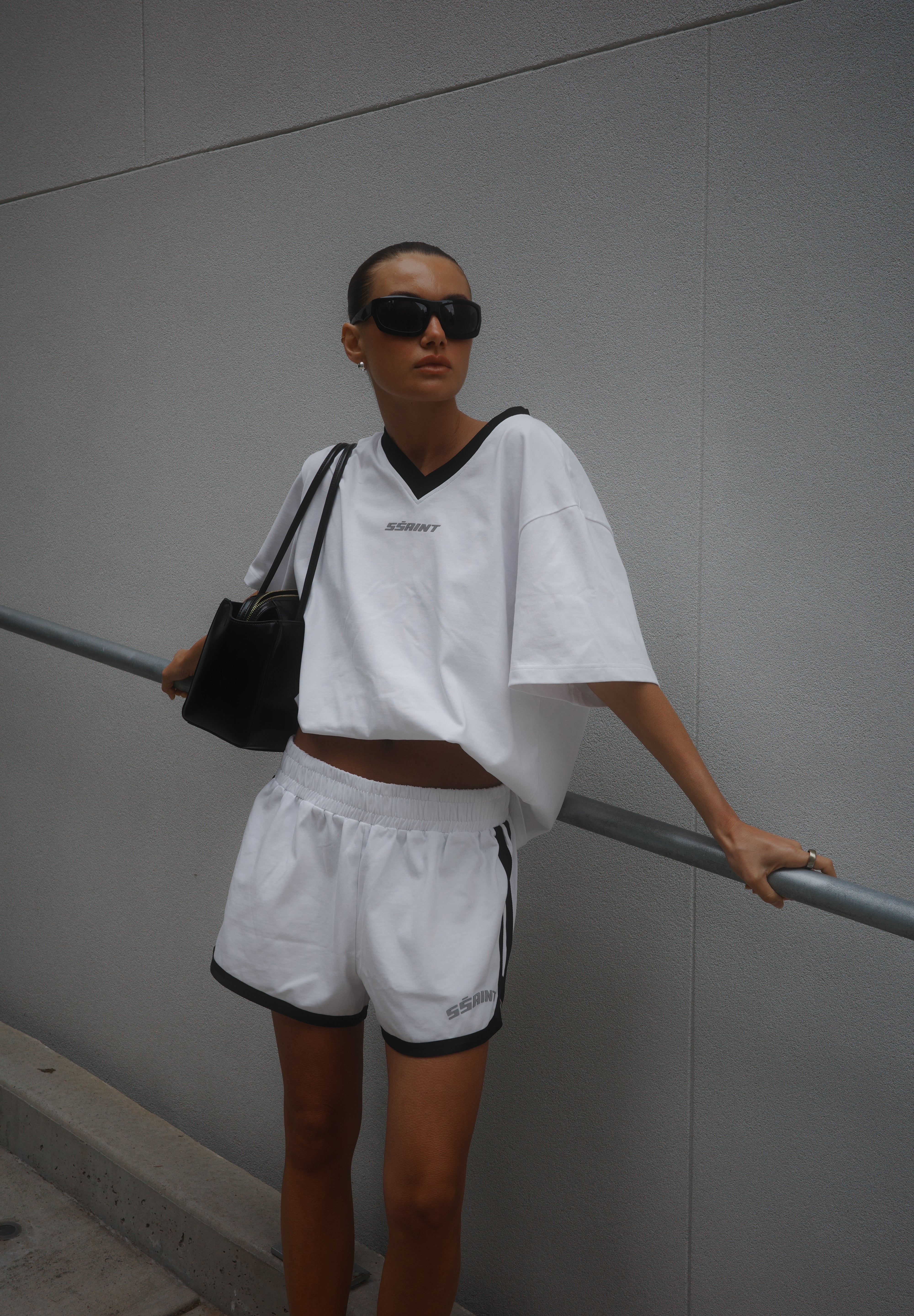 REFLECTIVE V SHORTS - WHITE