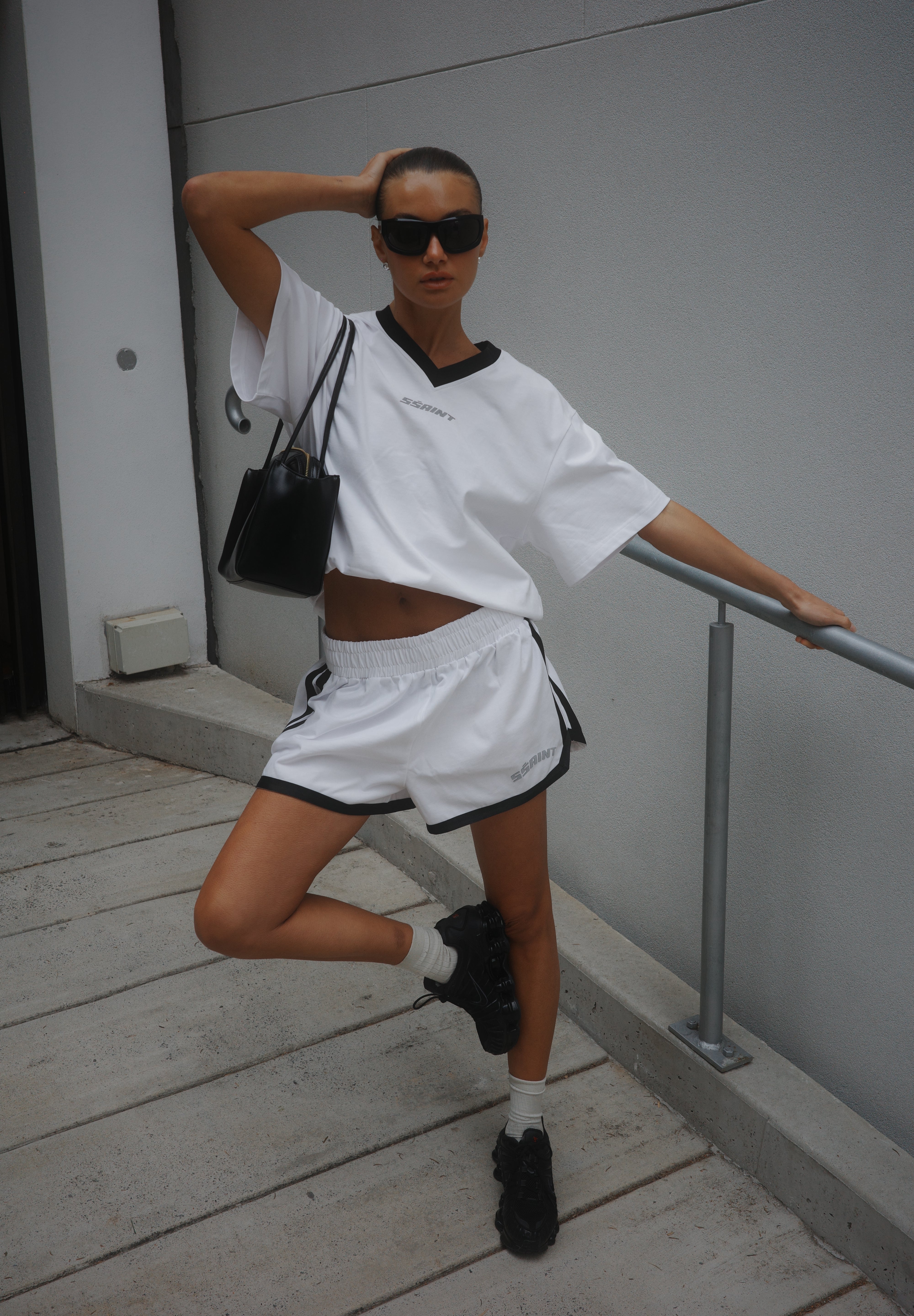 REFLECTIVE V SHORTS - WHITE