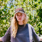 NO VACANCY TEE - CHARCOAL ACID WASH