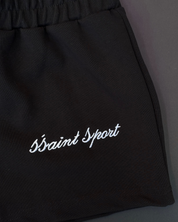 SŚAINT SPORT TRACK SHORTS - BLACK